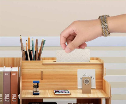 Office Desk Stationery  Organizer Stationery With File Holder and Paper Tray Organizer