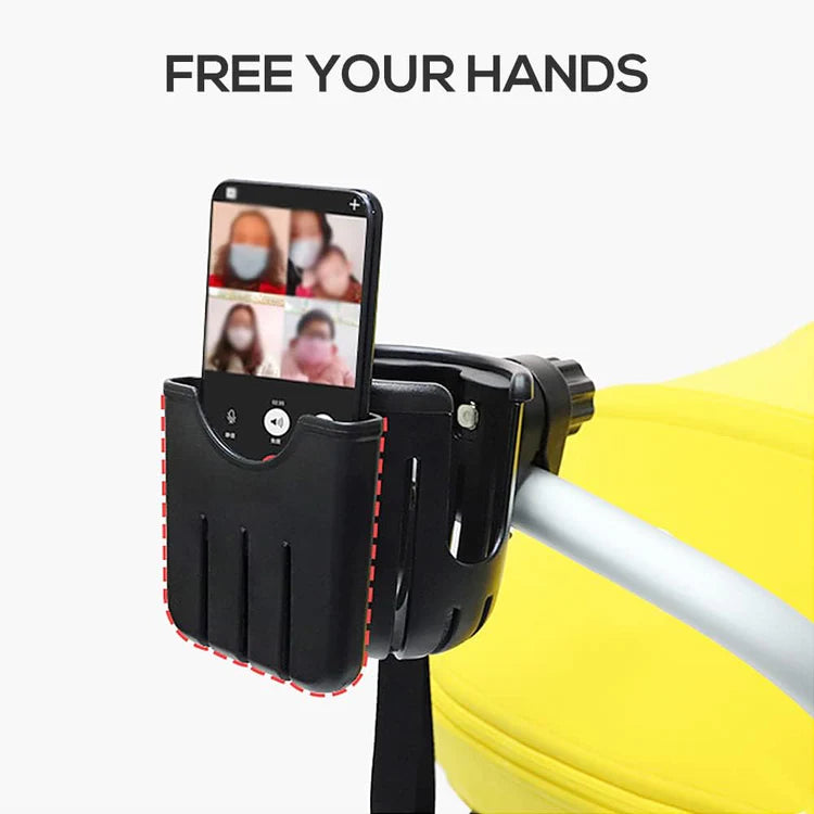 Cup Holder with Phone Holder for Bikes/Prams