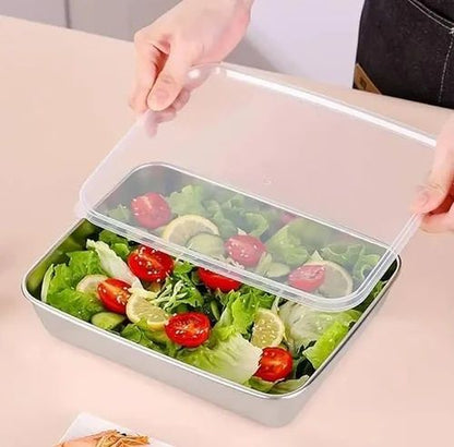 Stainless Steel Food Storage Container Set with Lids