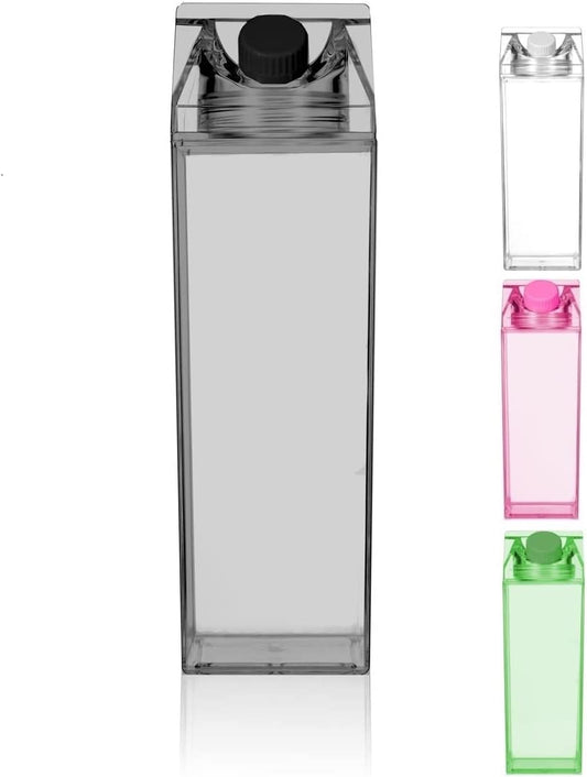 Fun Milk Carton Water Bottle - Colour 500ml