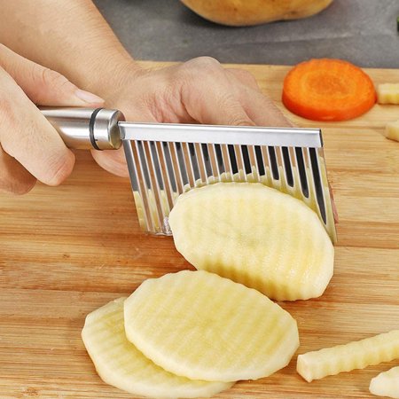 Stainless Steel Crinkle Chip Slicer