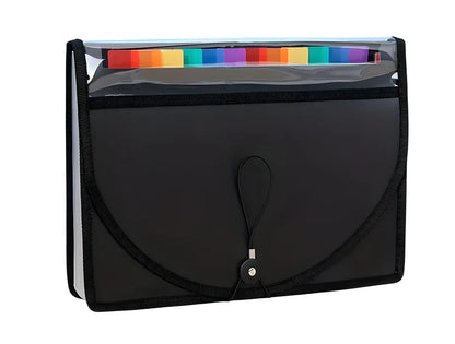 Clear View A4 Expanding File Organizer