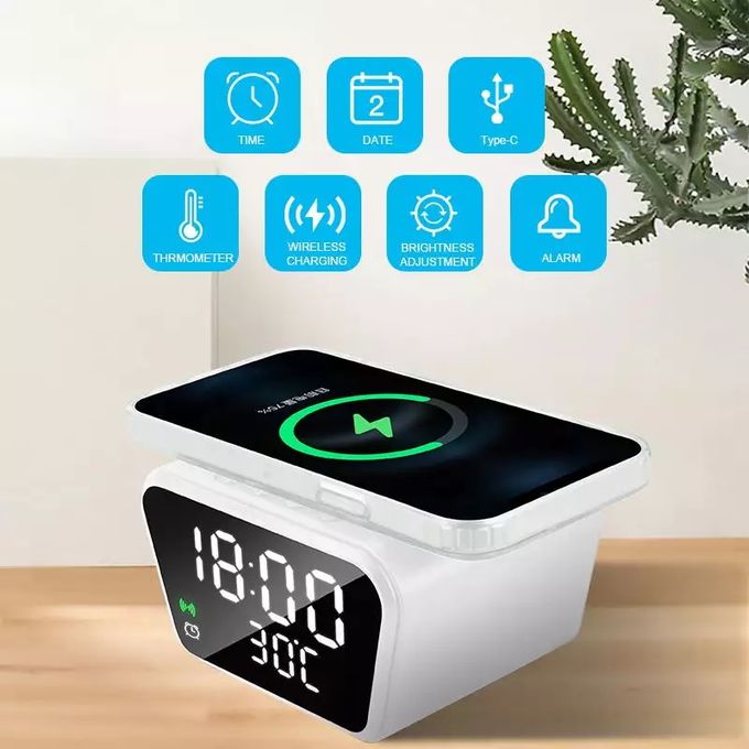 Smart Clock with Wireless Charger