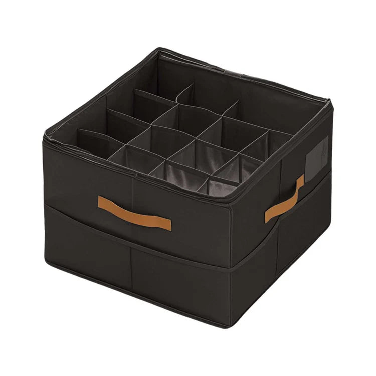 Home Textile Storage Organizer – Foldable with Side Pockets