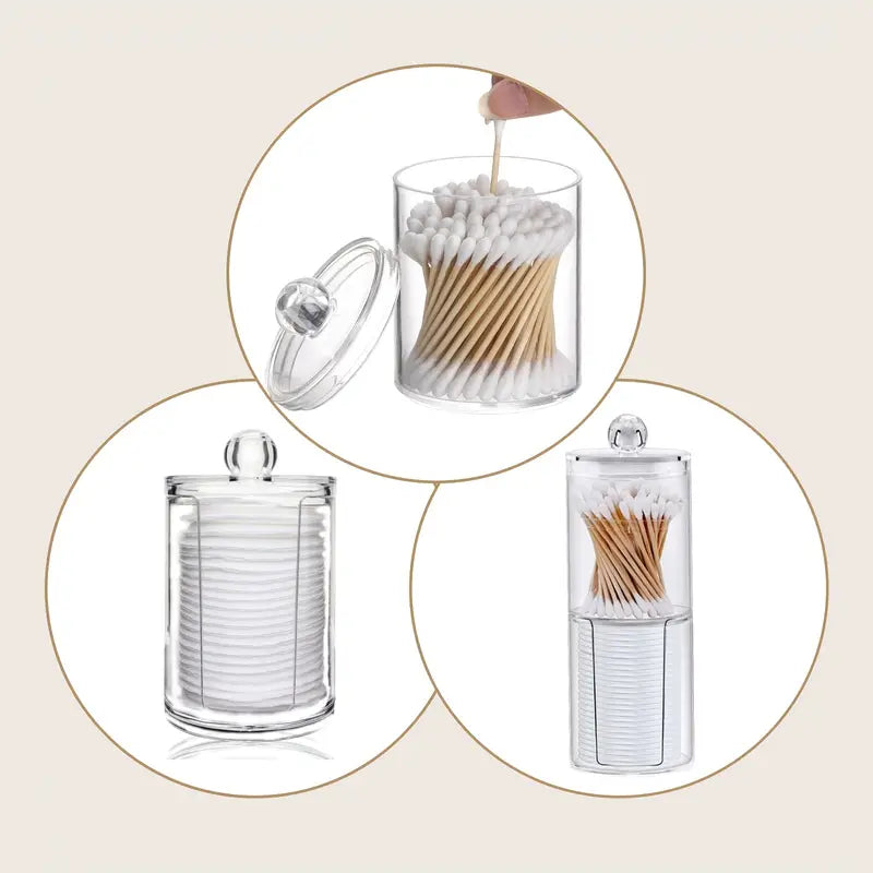 Cosmetic Cotton Pads Storage Dispenser