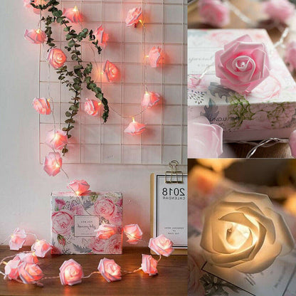 Rose Flower LED Fairy Lights