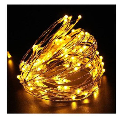 10M Copper Solar fairy Light -Warm white