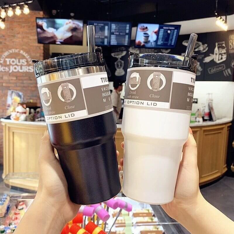 DualSip 600ml Double Wall Travel Tumbler