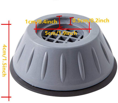 4Pcs Anti-Vibration Anti-Walk Rubber Feet Pads