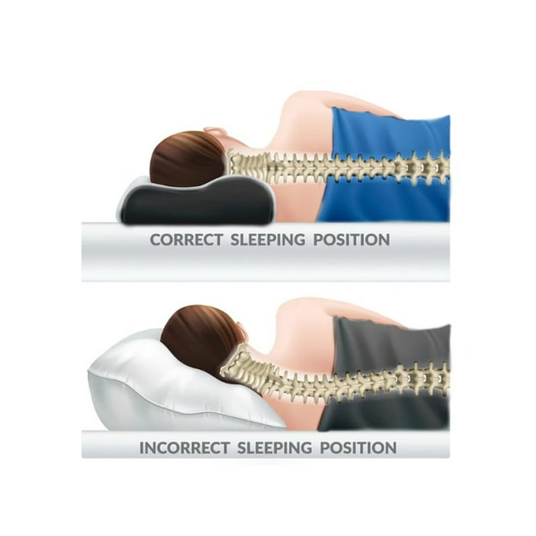 Cervical Memory Foam Carbon Snore Pillow