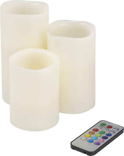 3 Pack Led Candles Lights with Remote