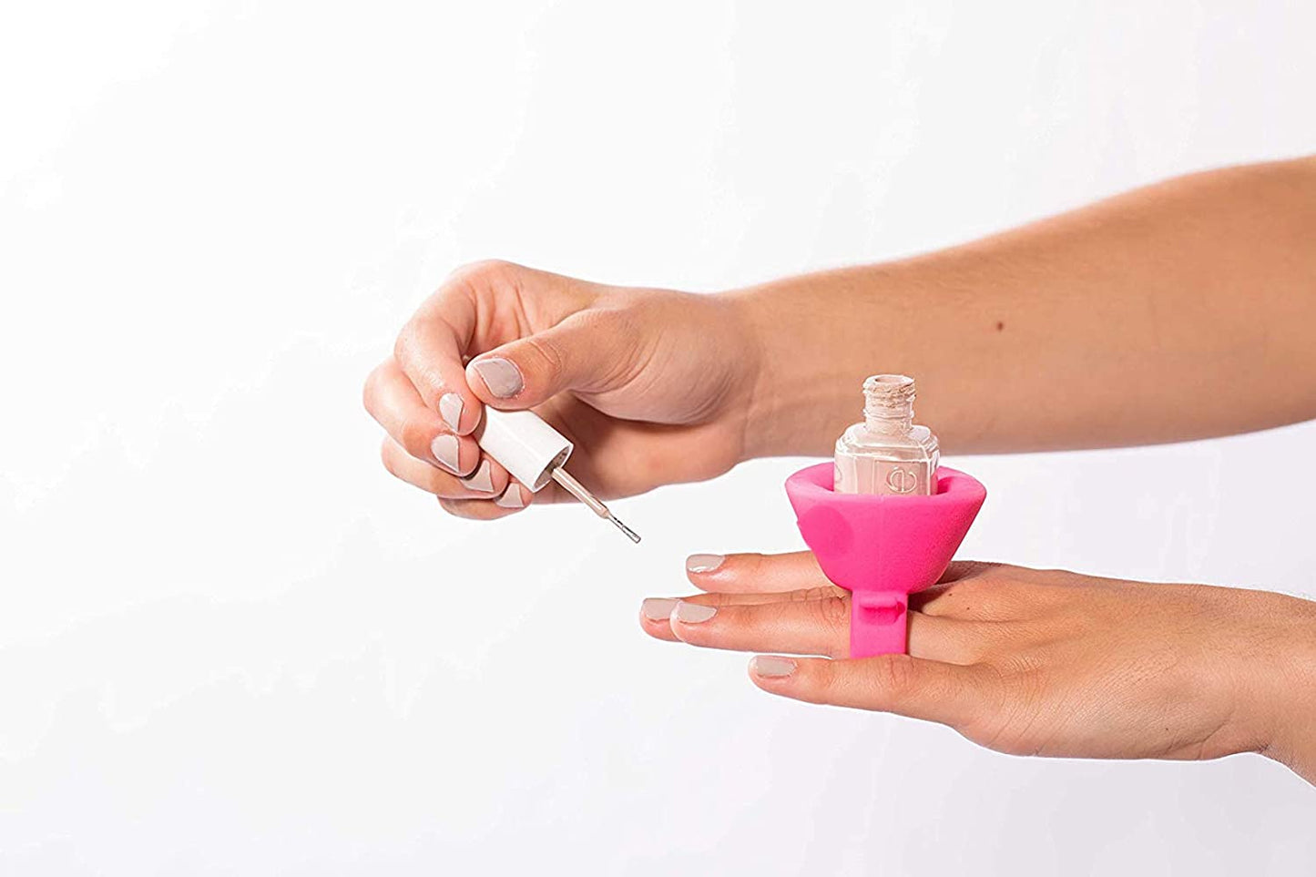 Wearable Nail Polish Bottle Holder Ring