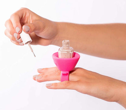 Wearable Nail Polish Bottle Holder Ring