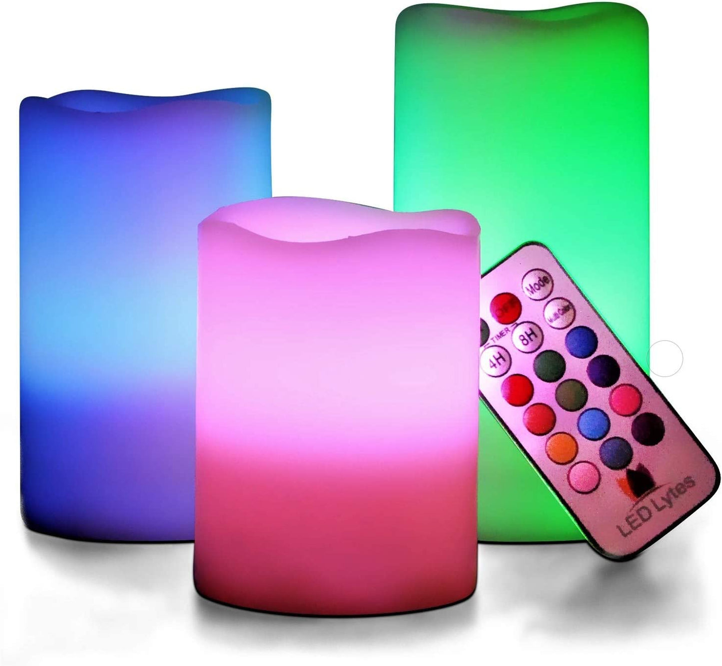 3 Pack Led Candles Lights with Remote