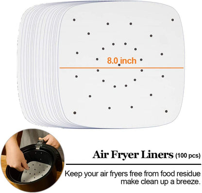 115Pcs-Set Of Square Air Fryer Accessories Suitable For Air Fryer Cosori And Other Square Air Fryer And Oven