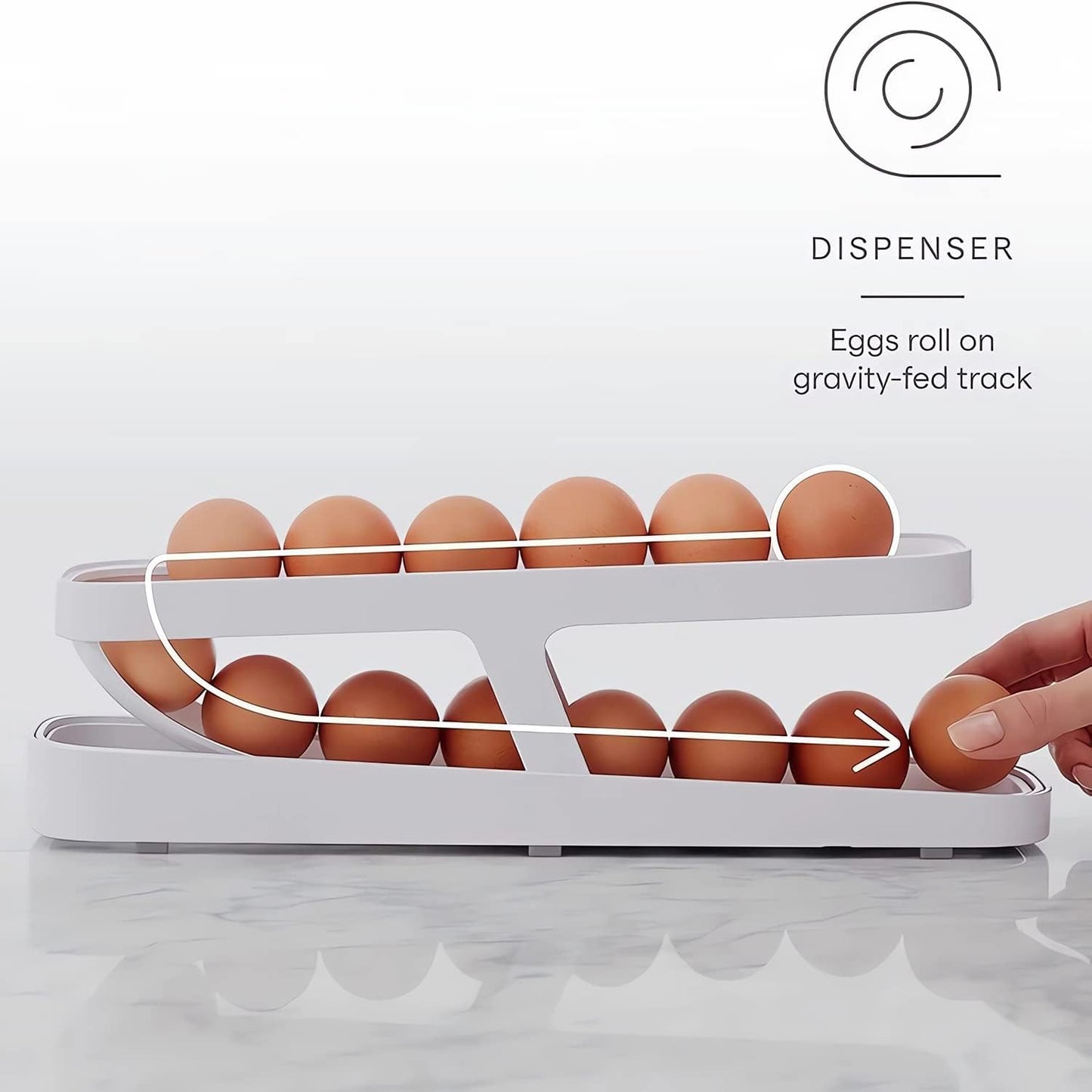 2 Tier Automatic Egg Rolling Stand