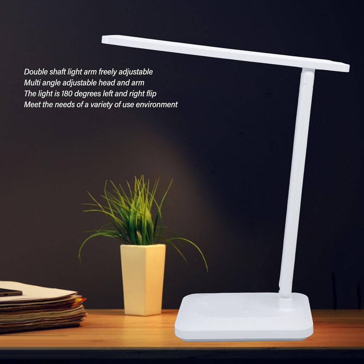 LED Eye Protection Desk Lamp – USB Powered, Anti-Glare, Compact Design