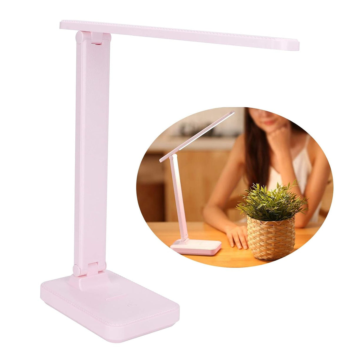 LED Eye Protection Desk Lamp – USB Powered, Anti-Glare, Compact Design