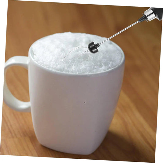 WhipCharge Handheld Electric Milk Frother with Charging Base