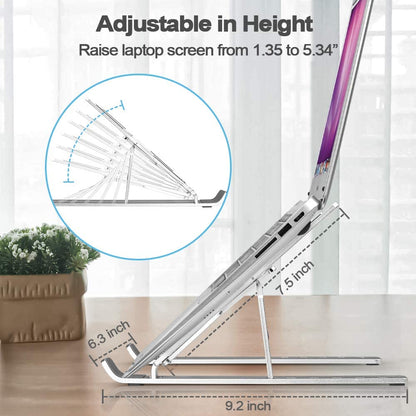 Adjustable Foldable Portable Aluminium Laptop Stand