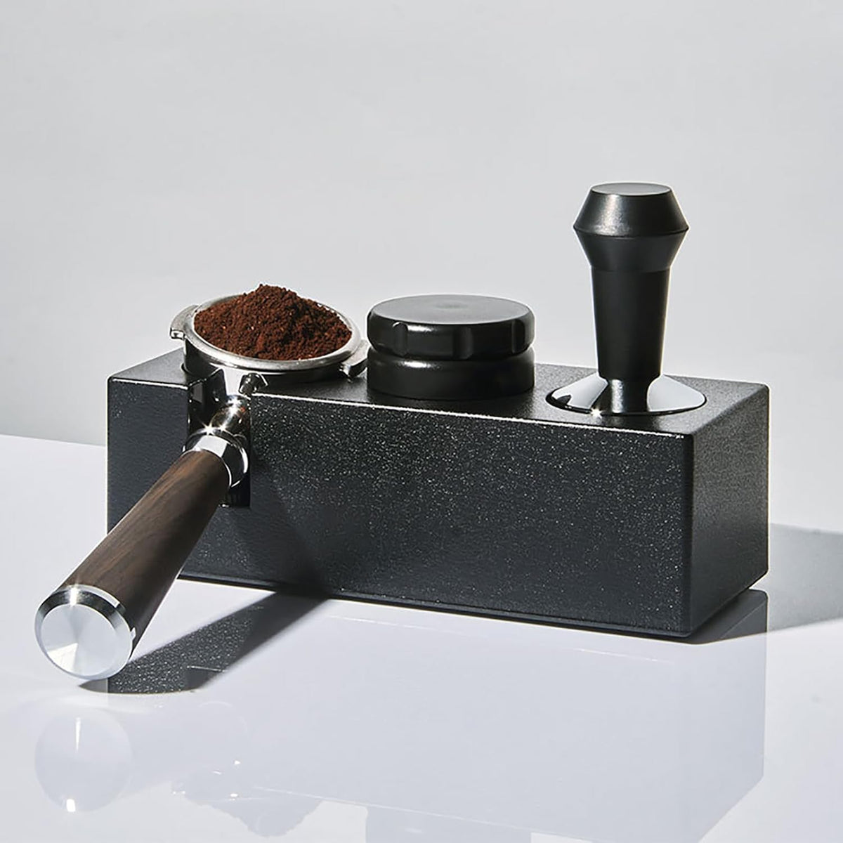 Espresso Tamping Station – Professional Tamper Holder Organizer