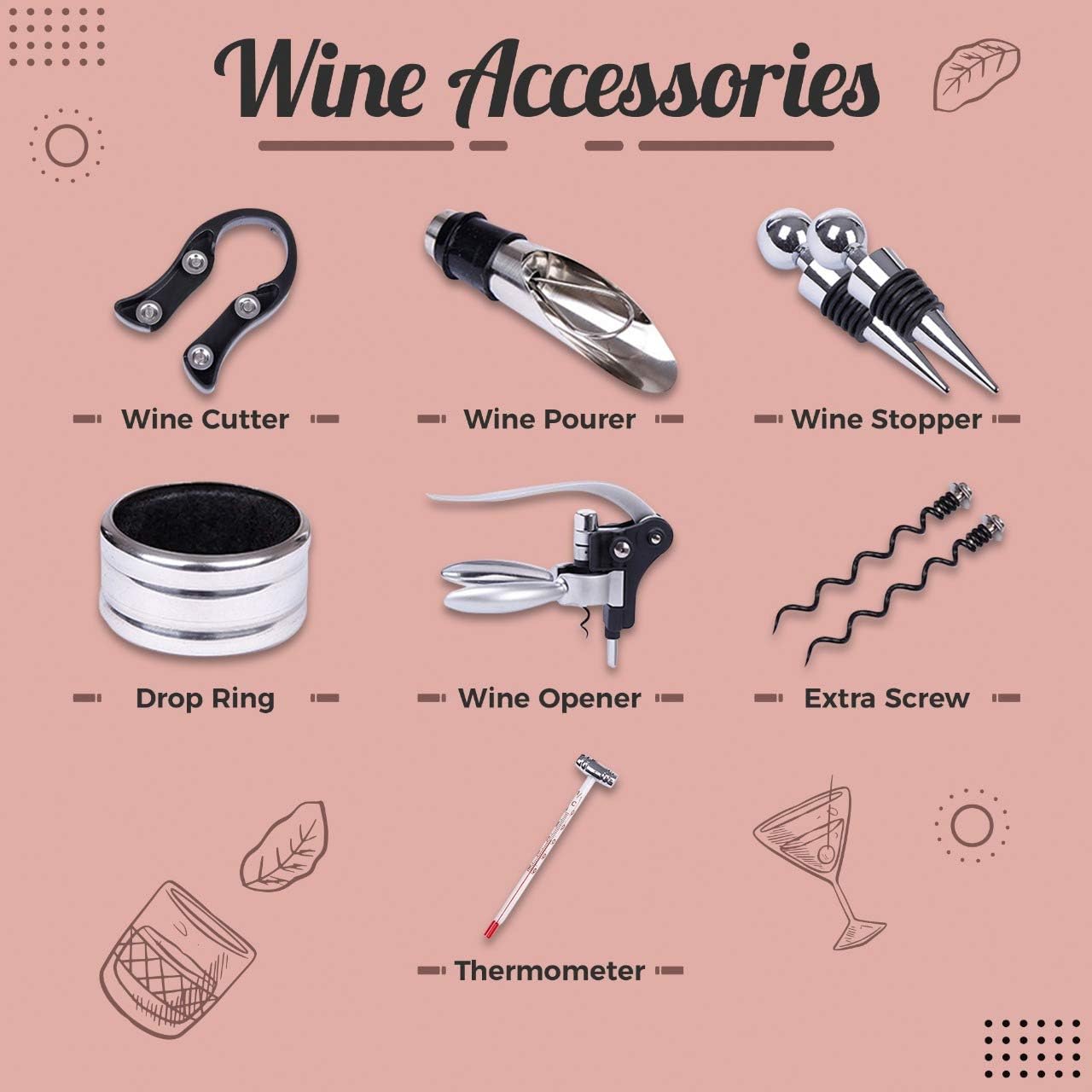 2 in 1 Wine Opener Set and Chess set