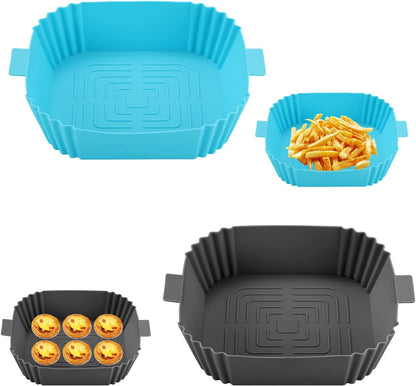 Square Silicone Air Fryer Liner 20cm