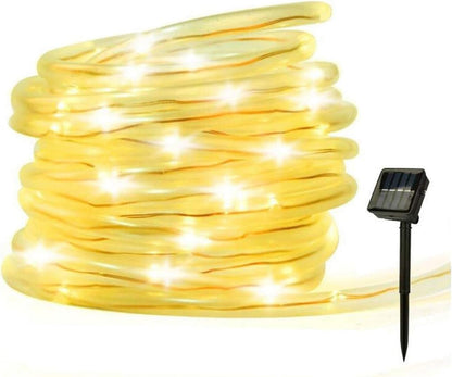 100 LED 8 mode  Waterproof Outdoor Solar Tube Light - 10m