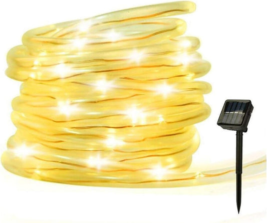 100 LED 8 mode  Waterproof Outdoor Solar Tube Light - 10m