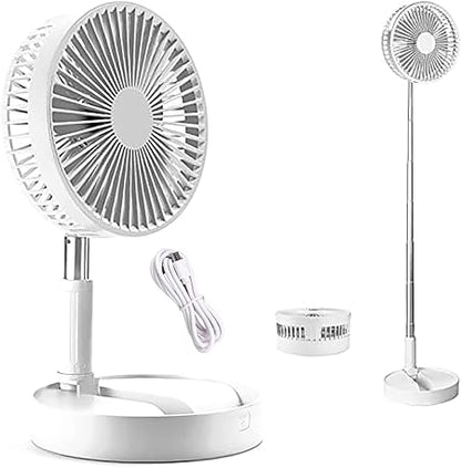 Telescopic Folding 7200mah Rechargeable Fan