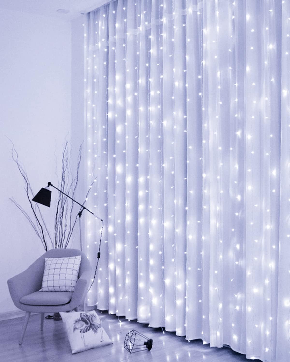 Window Curtain String Light - 3mx2m