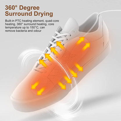 Portable Shoe Dryer - Purple Light