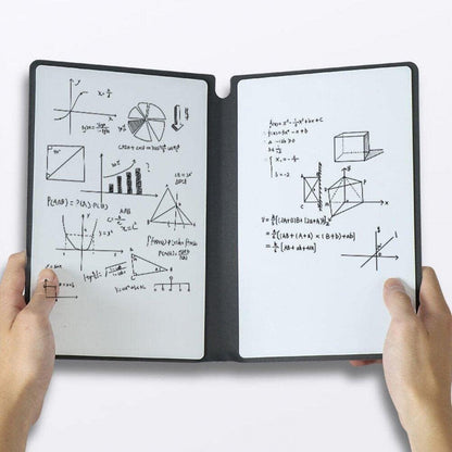 Reusable PU Leather Whiteboard Notebook