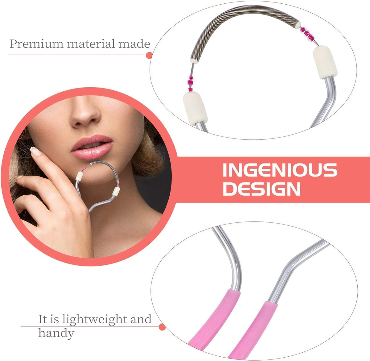 Painless Facial Hair Removal Spring Tool
