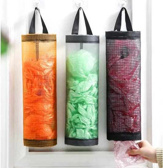 3 Pack - Mesh Plastic Bag Holder