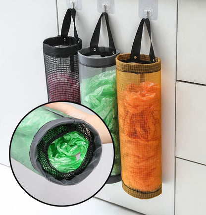 3 Pack - Mesh Plastic Bag Holder