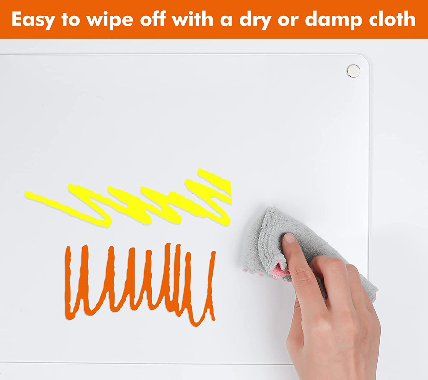 Magnetic Acrylic Note Board for Refrigerator