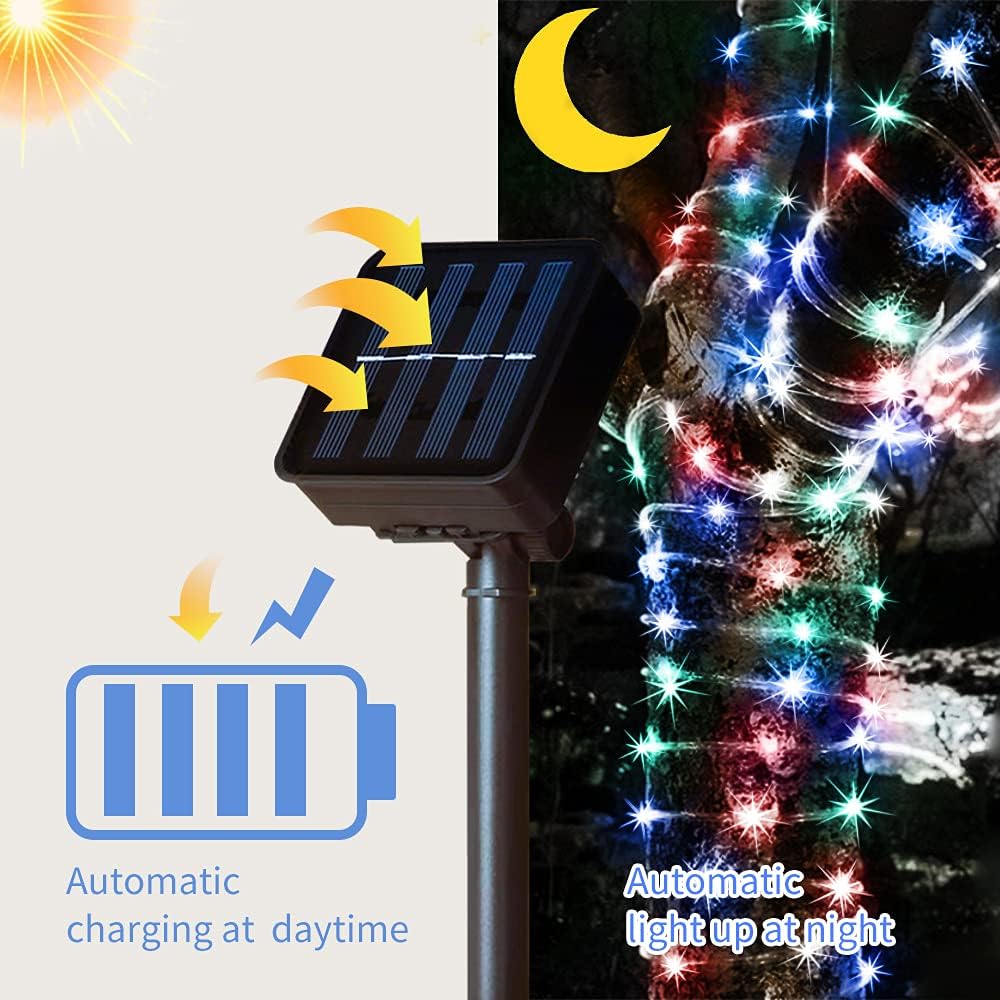 10m Solar Rope Light - 100 LED