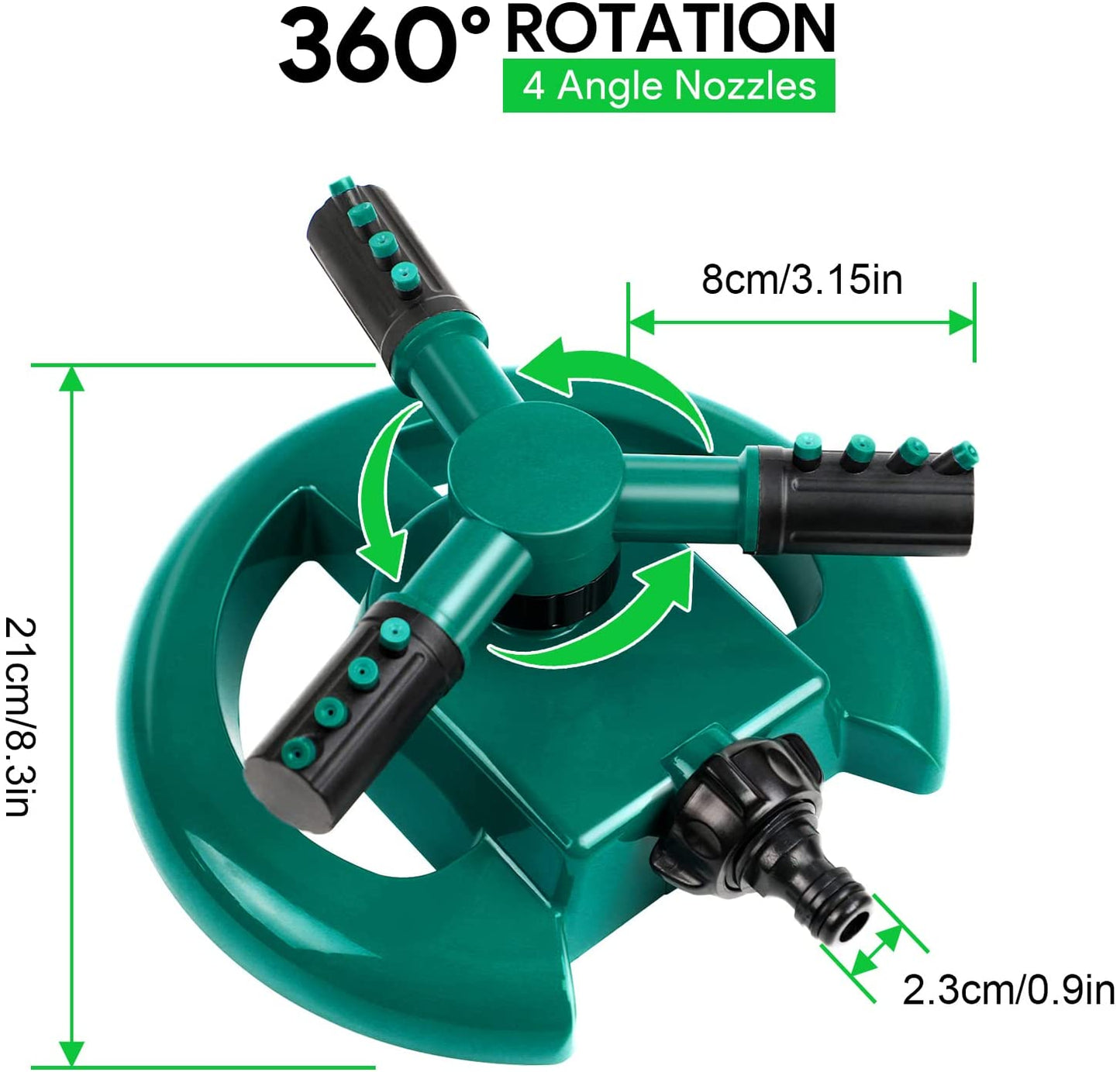 360 Rotating Garden Sprinkler