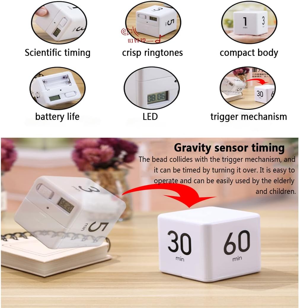 Sensor Flip Cube Timer