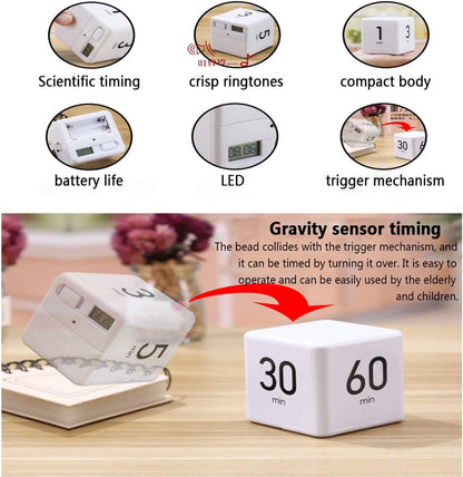 Sensor Flip Cube Timer