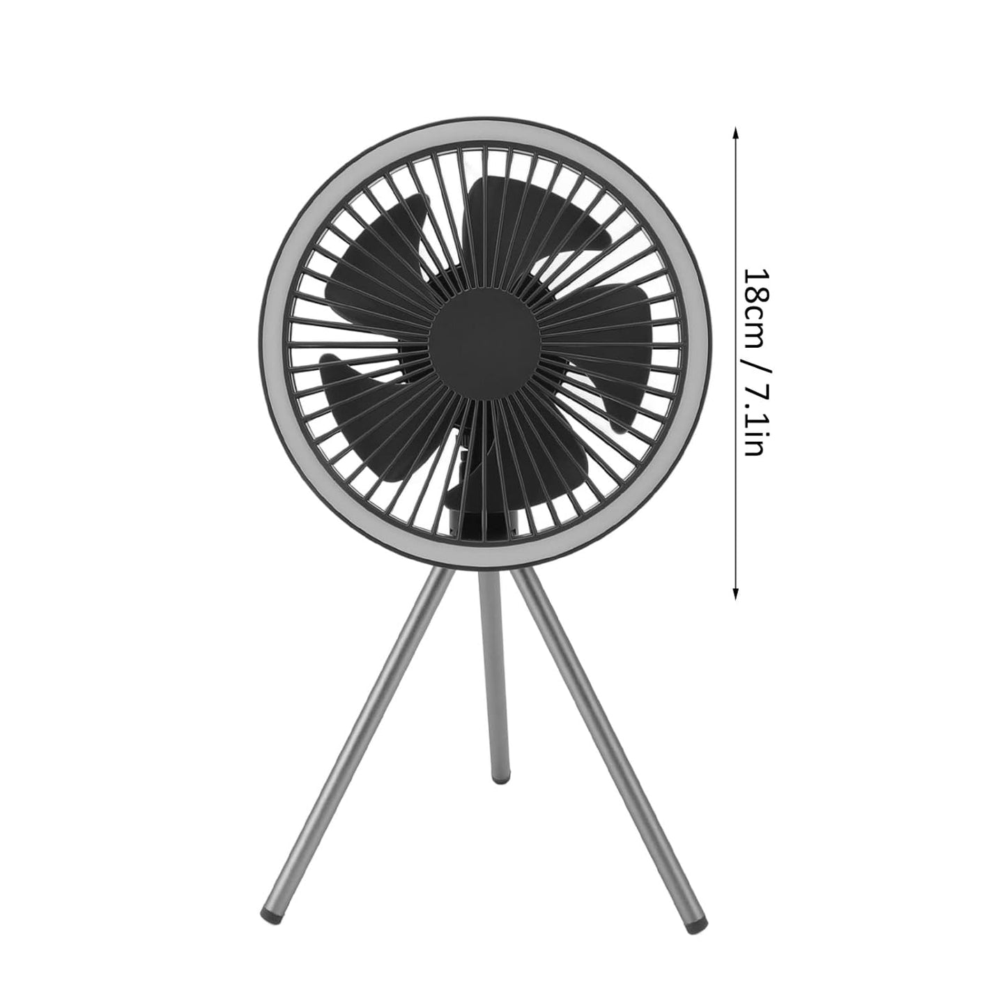 Rechargeable Portable Circulator Wireless Fan With Tripod