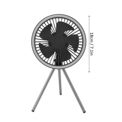 Rechargeable Portable Circulator Wireless Fan With Tripod