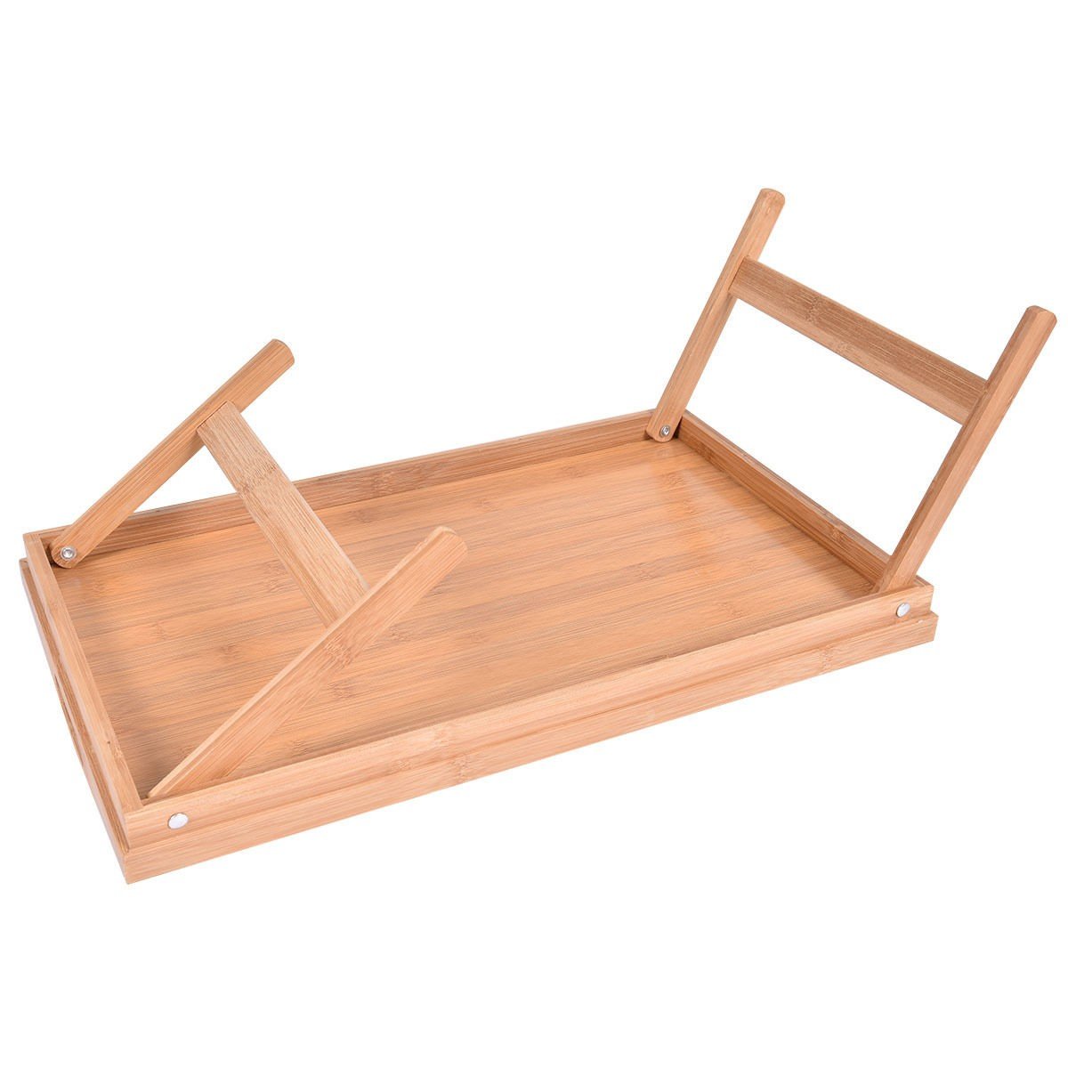 Bamboo Bed Tray With Foldable Legs