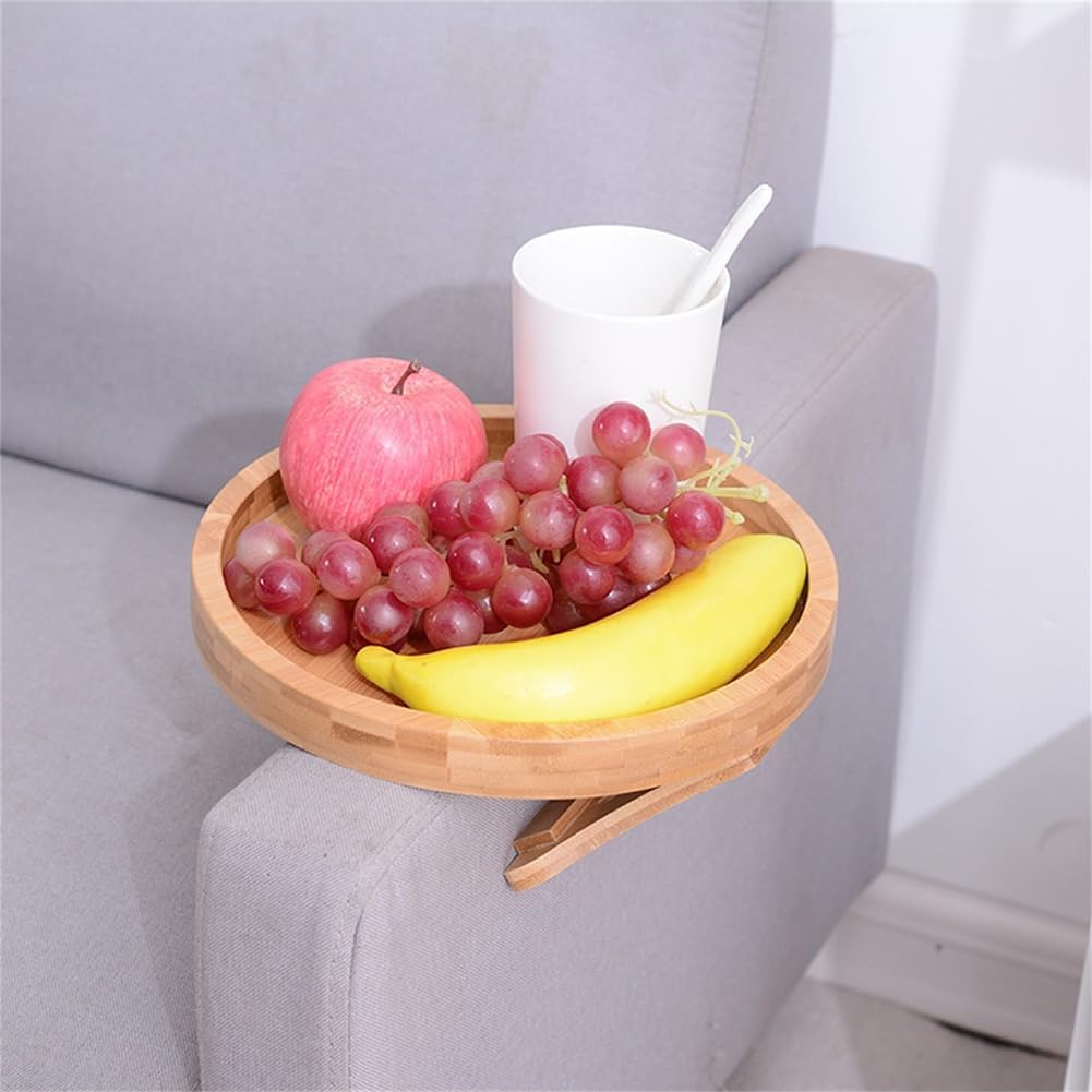 Wooden Home Clip On Couch Tray