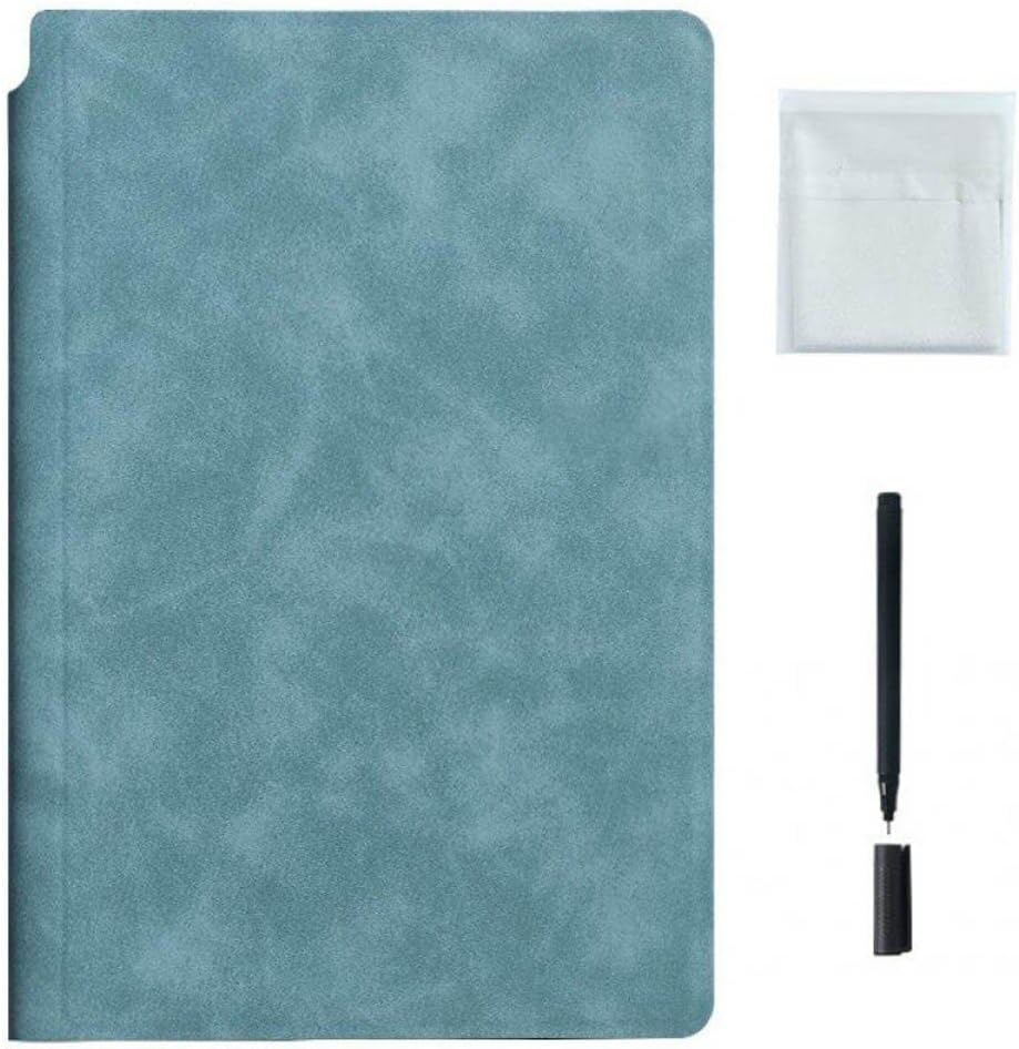 Reusable PU Leather Whiteboard Notebook