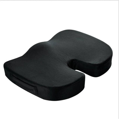 Ergonomic Memory Foam Seat Cushion Lumbar Support Pillow Combo