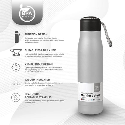 550ml Double Wall Vacuum Insulated Stainless Steel Water Bottle