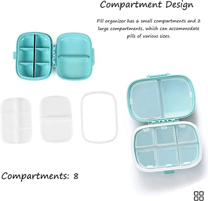 Three-layer Travel Pill Case