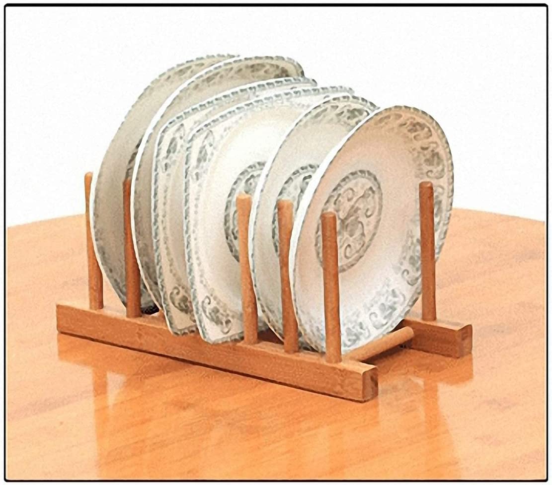 Bamboo Plate Stand  - 29cm